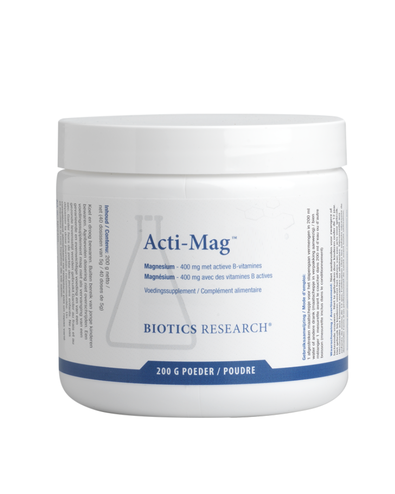 Acti-Mag (magnesium) - Neutrale smaak - 200 gr