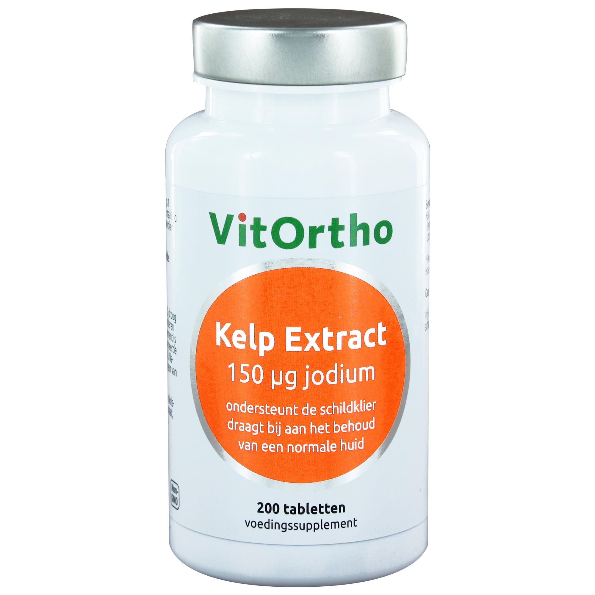 plak voordeel Moet Kelp Extract (150 mcg jodium) - 200 tab | NOW8951